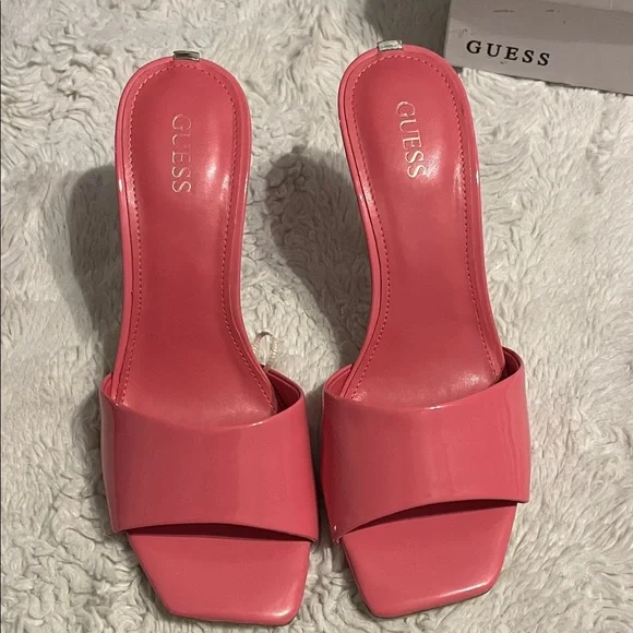 Guess Women's Vibrant Pink Heels - Picture 5 of 5